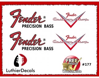 Fender Precision Bass Guitar Decal #177